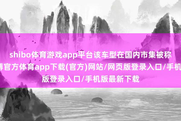 shibo体育游戏app平台该车型在国内市集被称为楼兰-世博官方体育app下载(官方)网站/网页版登录入口/手机版最新下载