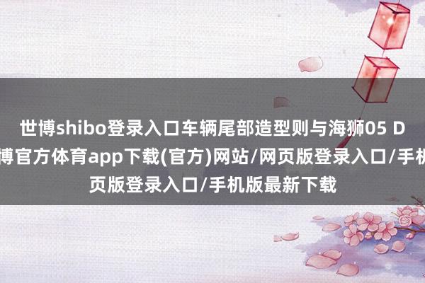 世博shibo登录入口车辆尾部造型则与海狮05 DM-i一样-世博官方体育app下载(官方)网站/网页版登录入口/手机版最新下载